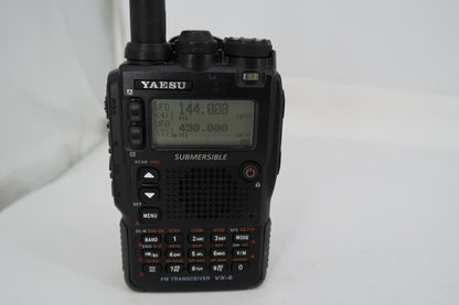 U20492 Used Yaesu VX-8DR 50/144/430 Triple-Band Heavy Duty Submersible Transceiver