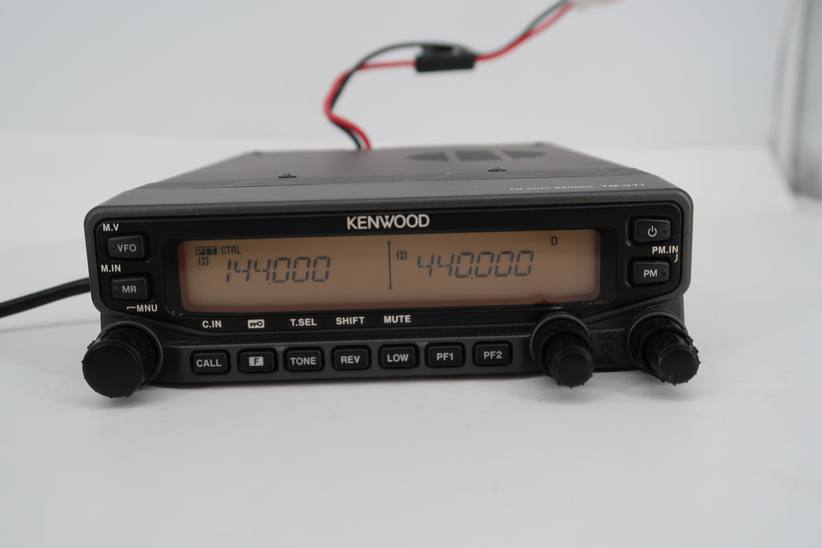 U20493 Used Kenwood TM-V71A 144/440MHz FM Dual Bander 50W Transceiver