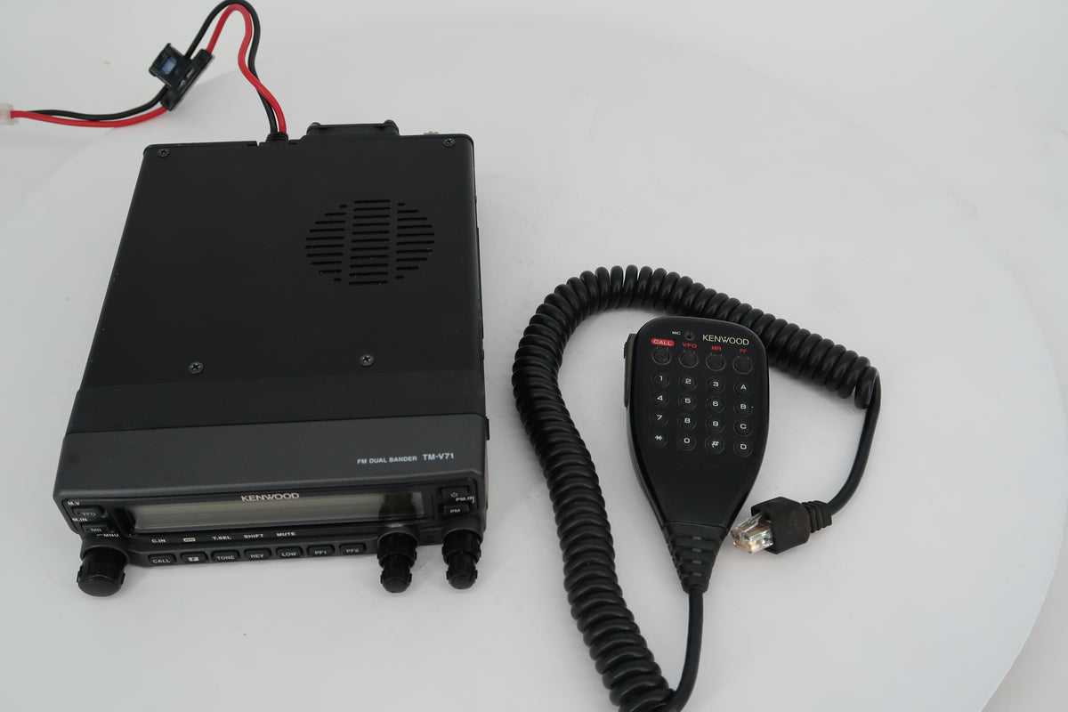 U20493 Used Kenwood TM-V71A 144/440MHz FM Dual Bander 50W Transceiver