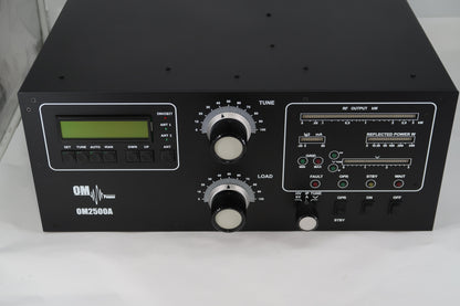 U20496 Used OM Power OM2500A 2500 Watt HF (1.8-29.7 MHz) Power Amplifier with Remote