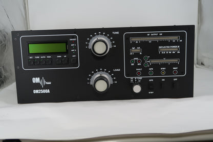 U20496 Used OM Power OM2500A 2500 Watt HF (1.8-29.7 MHz) Power Amplifier with Remote