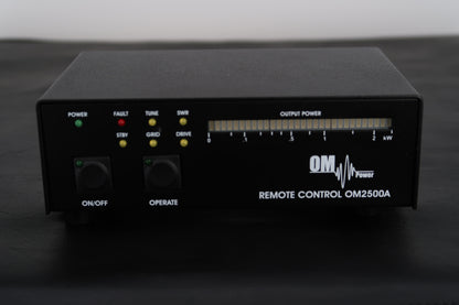 U20496 Used OM Power OM2500A 2500 Watt HF (1.8-29.7 MHz) Power Amplifier with Remote