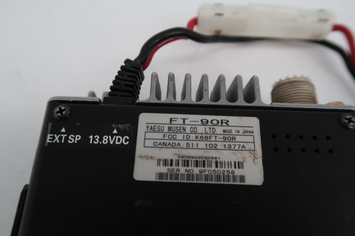 U20498 Used Yaesu FT-90R VHF/UHF Ultra-Compact FM Transceiver Slightly Dim Display