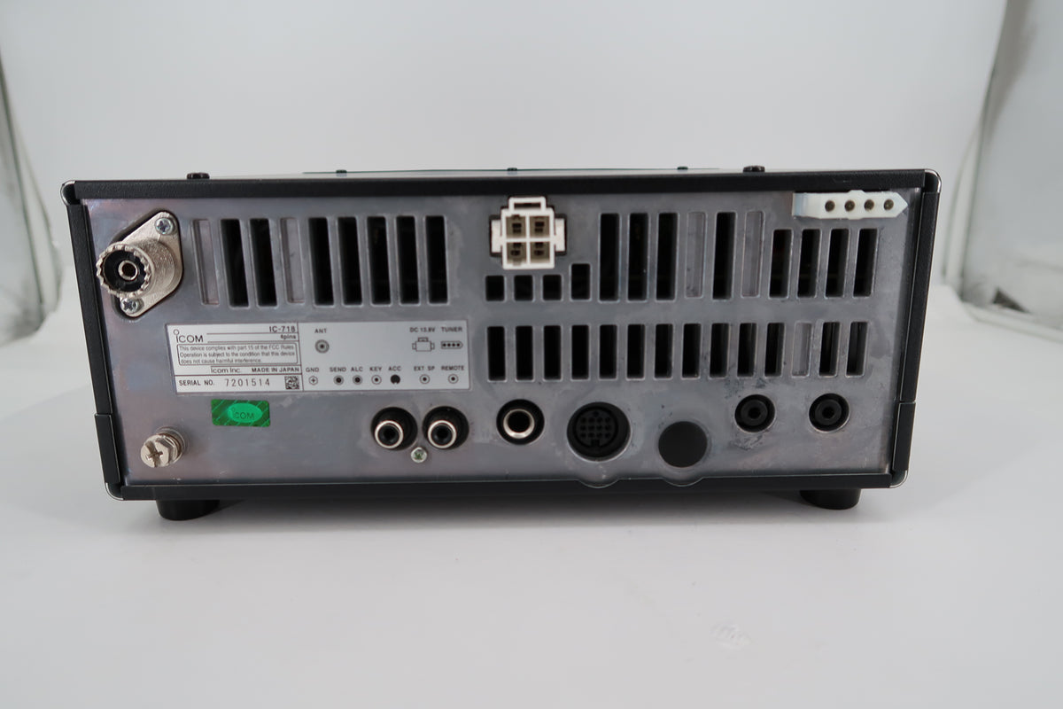 U20502 Used ICOM IC-718 with DSP HF SSB/CW/RTTY/AM 100W Transceiver