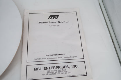 U20505 Used MFJ Deluxe Versa Tuner II MFJ-949E Antenna Tuner 1.8-30MHz 300 Watts