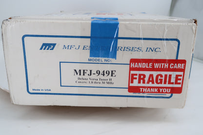 U20505 Used MFJ Deluxe Versa Tuner II MFJ-949E Antenna Tuner 1.8-30MHz 300 Watts