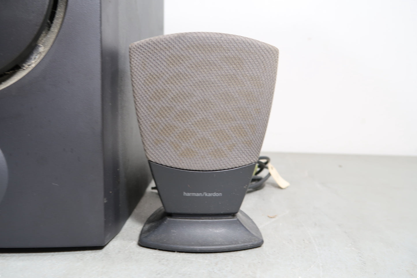 U19670 Used Harmon/Kardon HK395 3-Piece Computer Speaker & Subwoofer Set