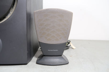 U19670 Used Harmon/Kardon HK395 3-Piece Computer Speaker & Subwoofer Set