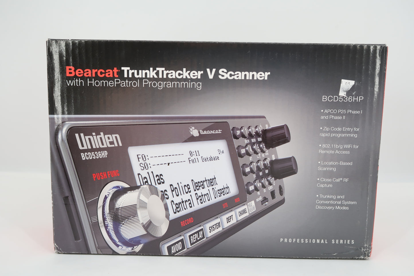 U19685 Used Uniden BCD536HP Bearcat TrunkTracker V Digital Police Scanner