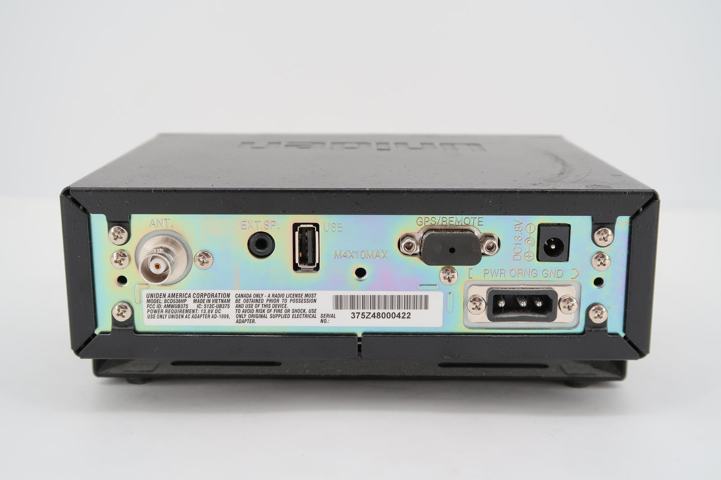 U19685 Used Uniden BCD536HP Bearcat TrunkTracker V Digital Police Scanner