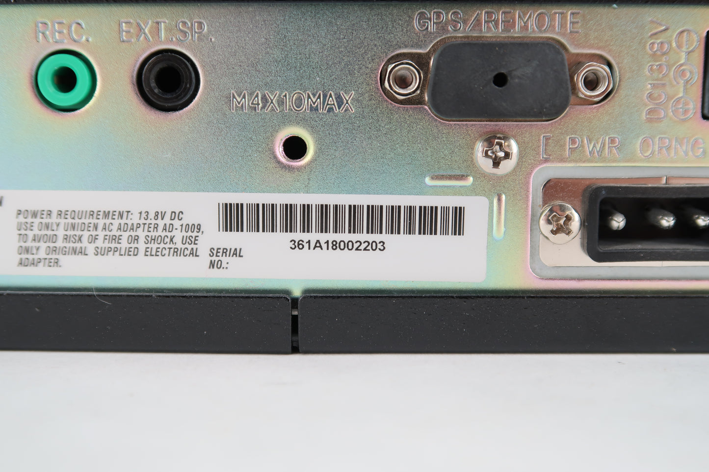 U19686 Used Uniden BCT15X Analog Mobile Trunking Scanner