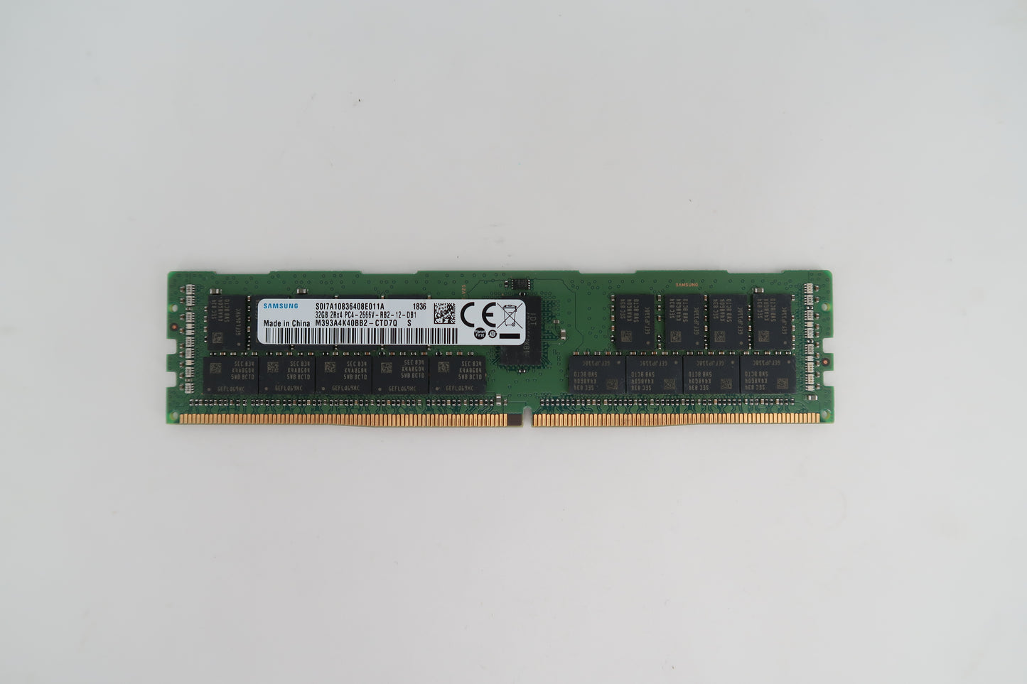U19682 Used Samsung M393A4K40BB2 DDR4-2666V SDRAM Memory Modules x50