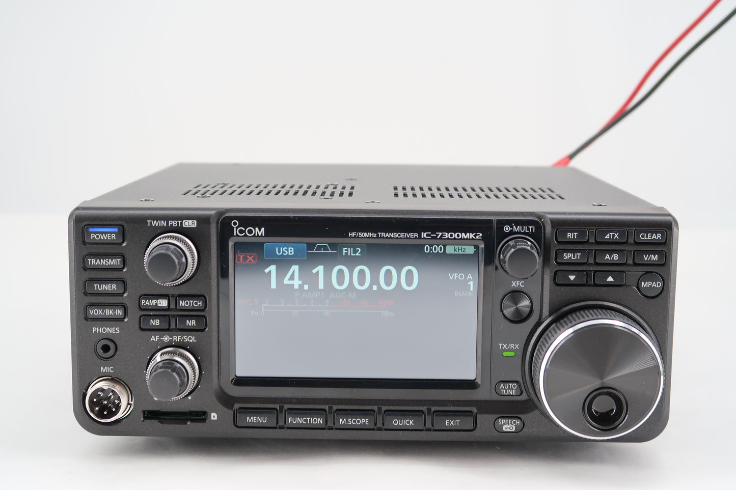 U19689 Used ICOM IC-7300MKII HF/50MHz Transceiver