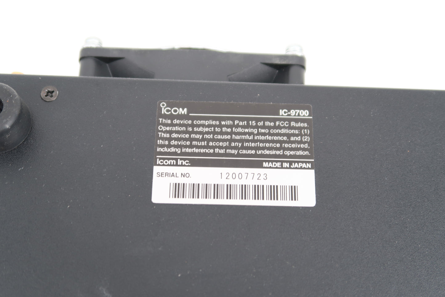 U19696 Used Icom IC-9700 VHF/UHF All-Mode Transceiver