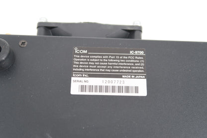 U19696 Used Icom IC-9700 VHF/UHF All-Mode Transceiver