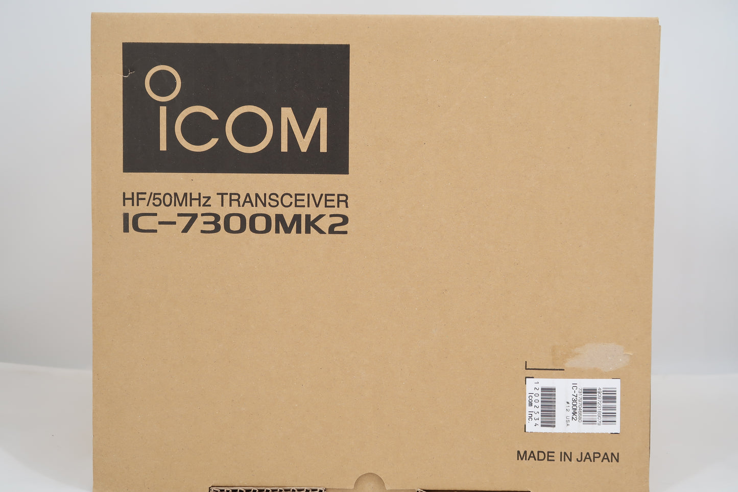 U19691 Used ICOM IC-7300MKII HF/50MHz Transceiver