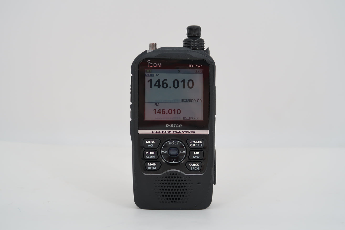 U19699 Used Icom ID-52A VHF/UHF Dual Band Handheld Transceiver No Charger