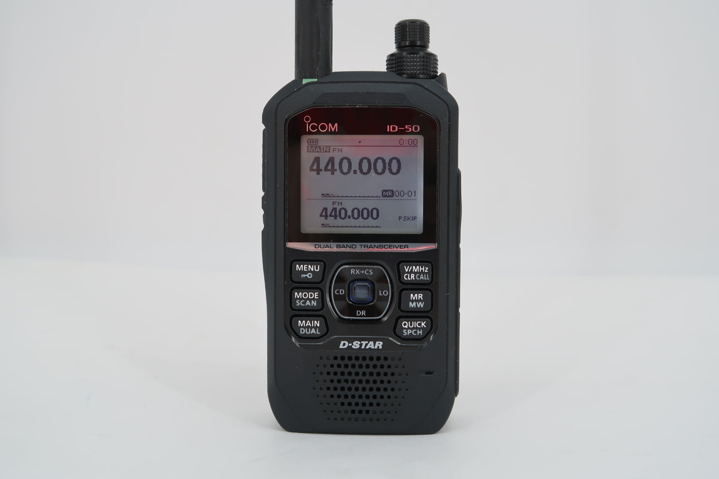 U19700 Used Icom ID-50A VHF/UHF Dual Band D-Star Handheld Transceiver No Charger