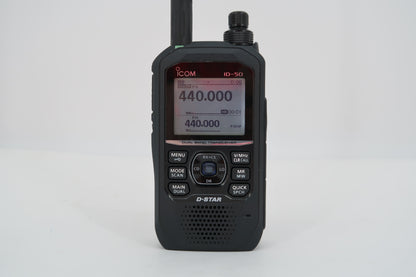U19700 Used Icom ID-50A VHF/UHF Dual Band D-Star Handheld Transceiver No Charger