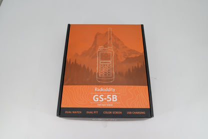 U19711 Used Radioddity GS-5B Handheld Dual Band Analog Radio