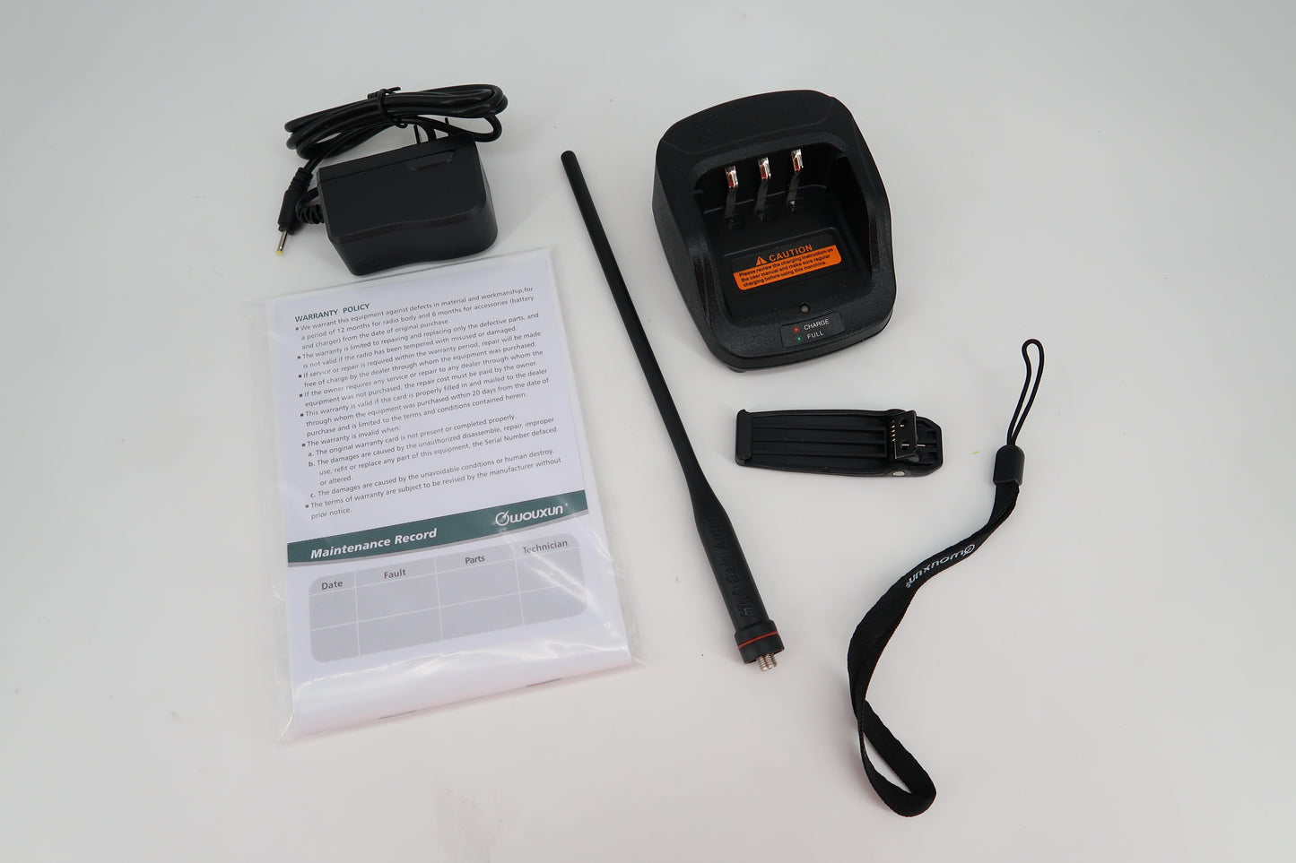 U19716 AS IS Wouxun KG-UV96 Braille Dual Band Handheld Radio (Noisy)