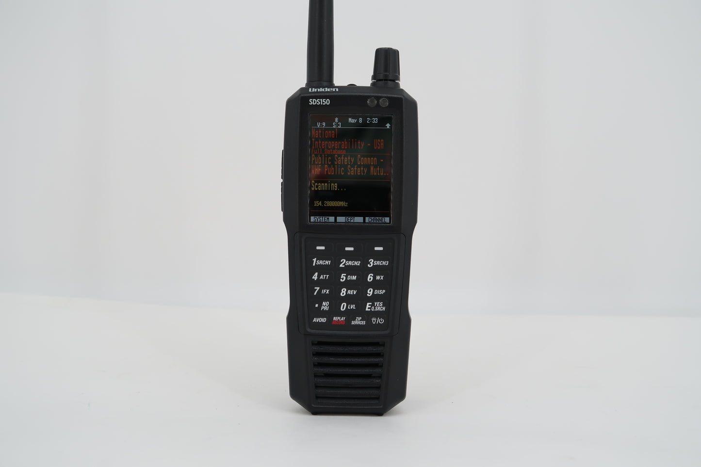 U19725 Used Uniden SDS150 Handheld Scanner
