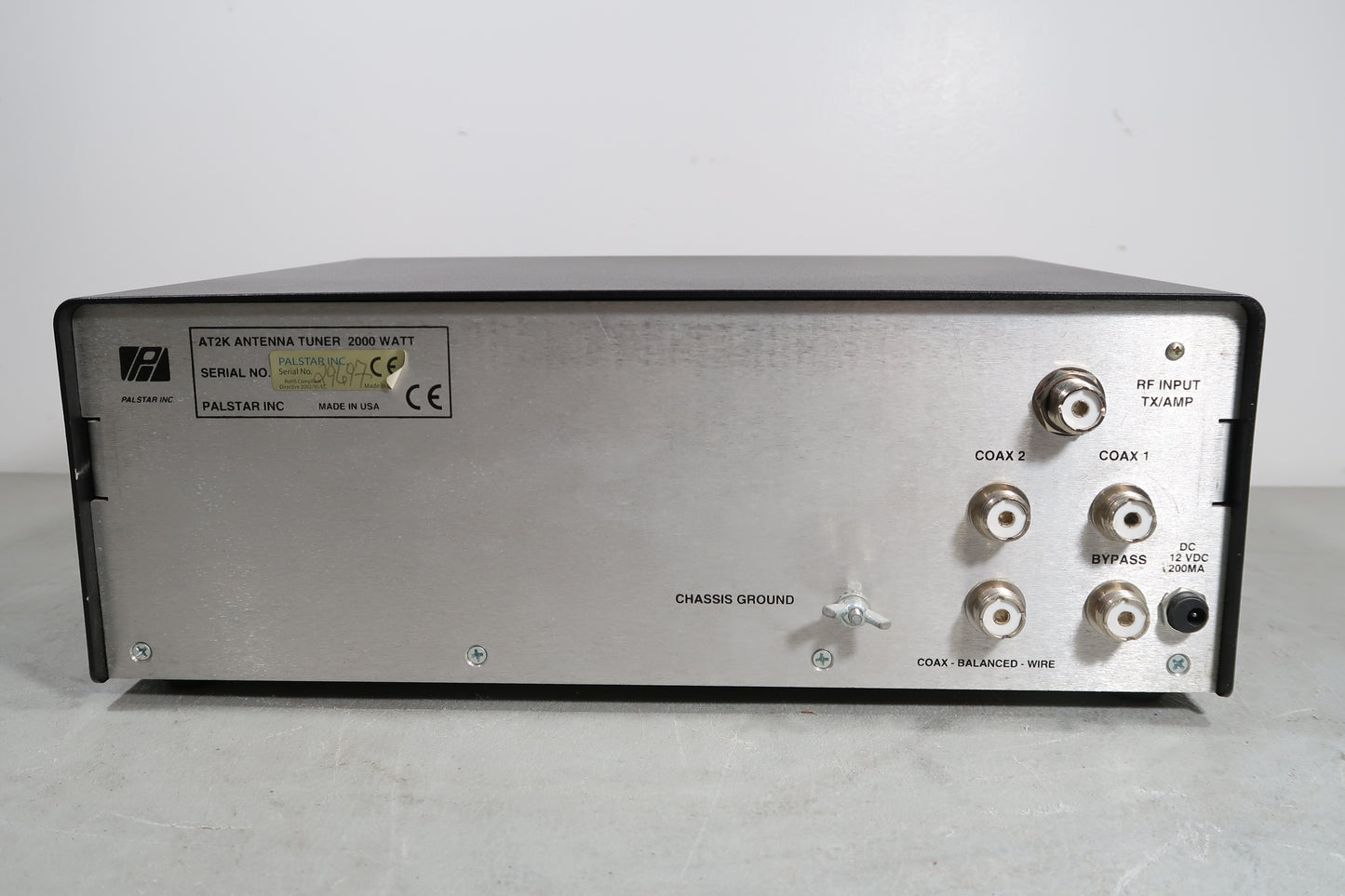 U19742 Used Palstar AT2K 2000W HF Antenna Tuner