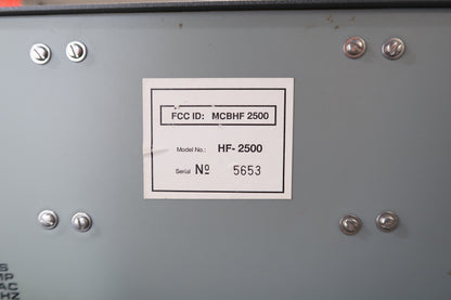 U19748 Used QRO HF-2500DX Heavy-Duty Linear Amplifier