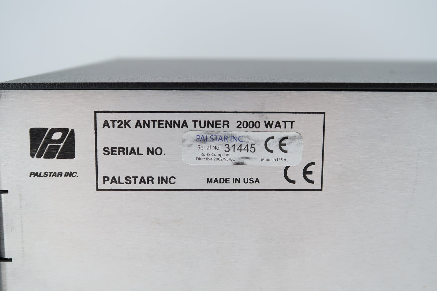 U19744 Used Palstar AT2K 2000W HF Antenna Tuner