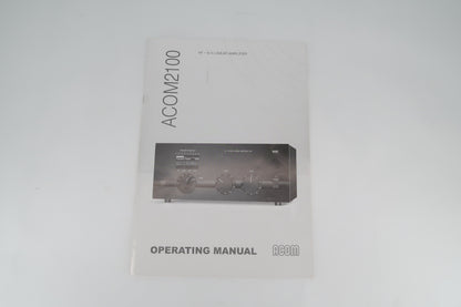 U19749 Used ACOM A2100 1.8-54MHz Linear Amplifier