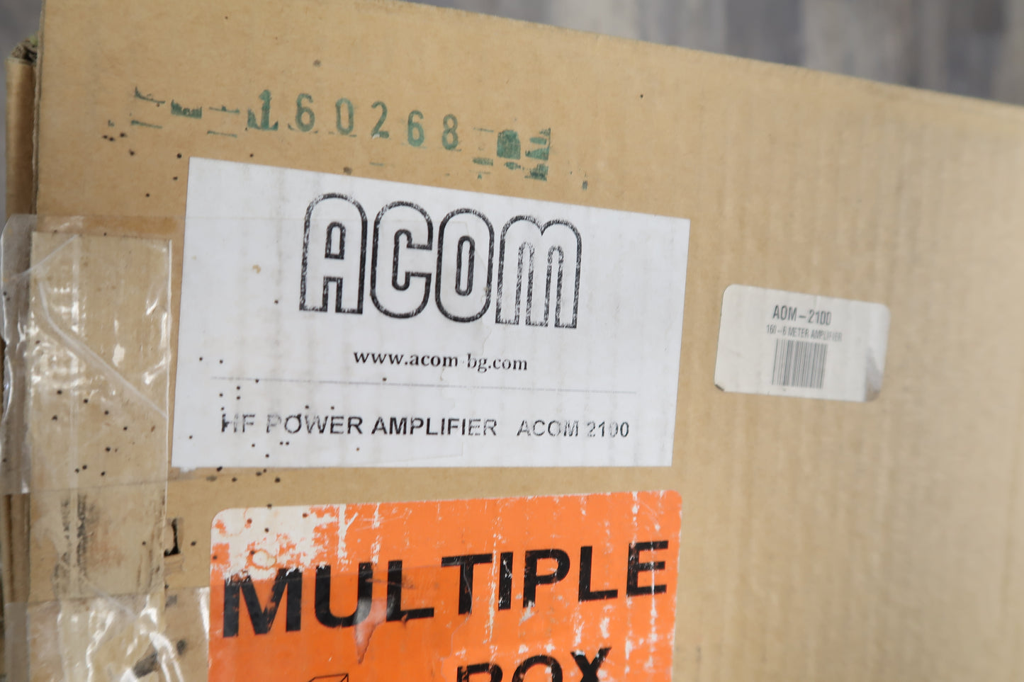 U19747 Used ACOM A2100 1.8-54MHz Linear Amplifier