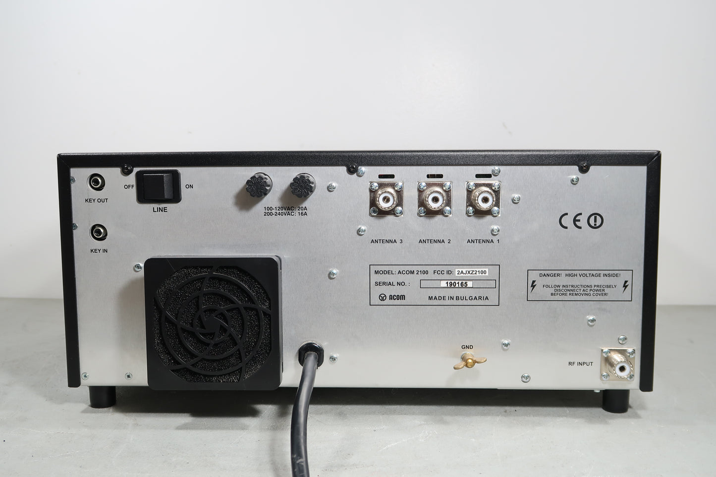U19747 Used ACOM A2100 1.8-54MHz Linear Amplifier