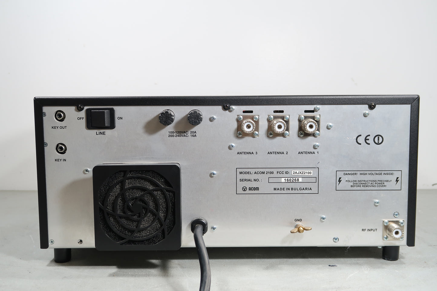 U19749 Used ACOM A2100 1.8-54MHz Linear Amplifier