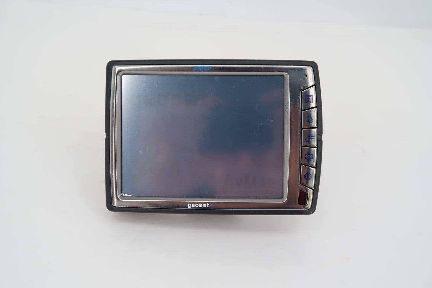 U19757 Used AVMap GeoSat5 Touchscreen GPS Navigator w/ Kenwood TH-D72A Interface Cables