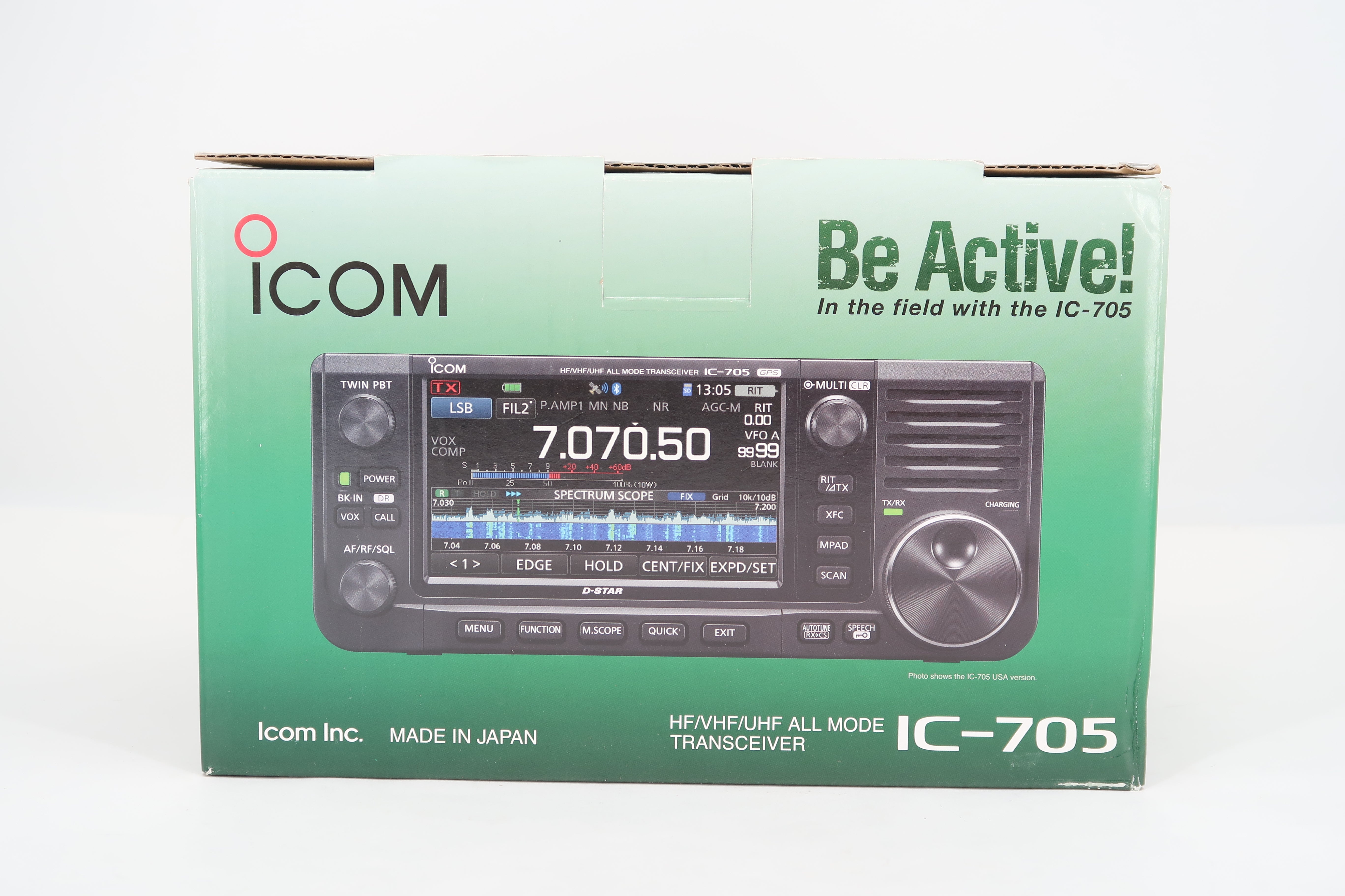 U19750 Used ICOM IC-705 Portable All-Mode Transceiver – MTC Radio