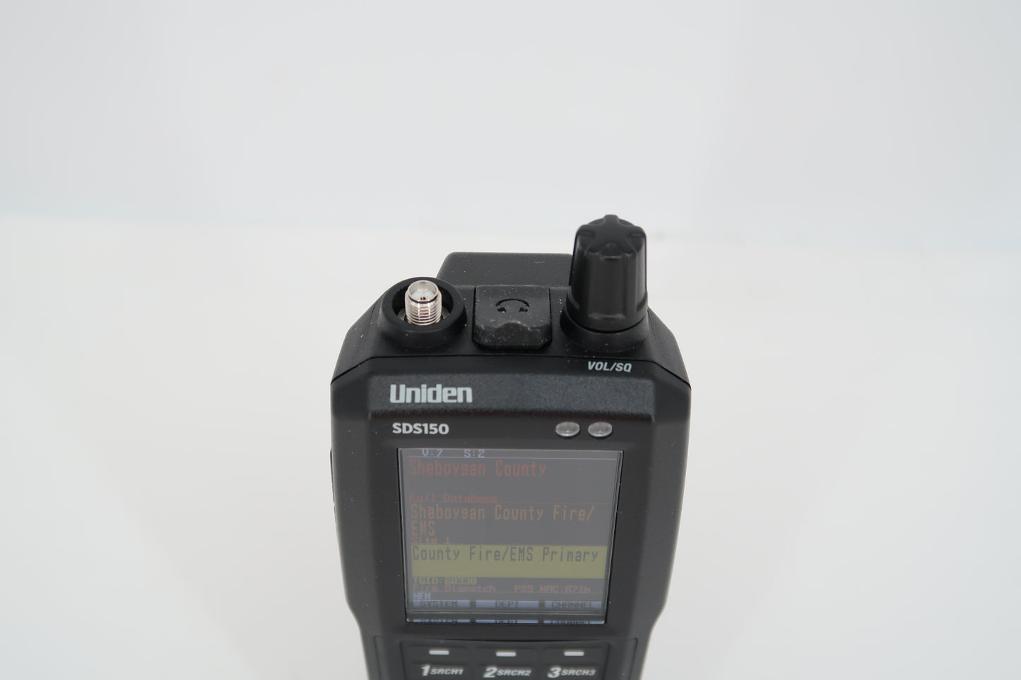 U19755 Used Uniden SDS150 Handheld Scanner
