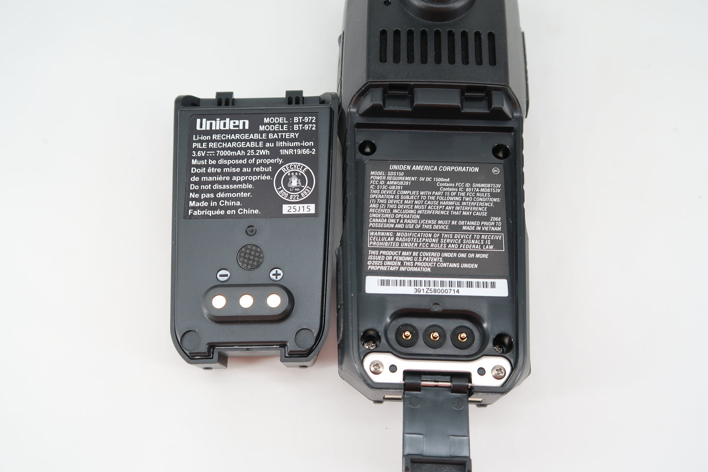 U19755 Used Uniden SDS150 Handheld Scanner