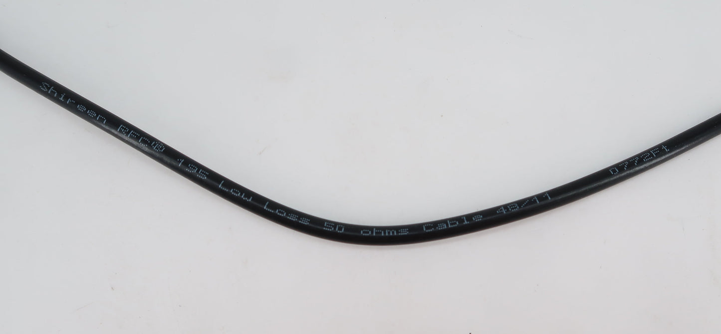 U19761 Never Used Shireen RFC 195 2ft Low Loss 50 Ohm Coaxial Jumper Cable N-Type Connectors Bundle (x10)