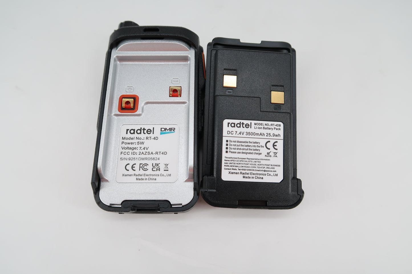 U19754 Used Radtel RT-4D Digital DMR Dual-Band Handheld Transceiver