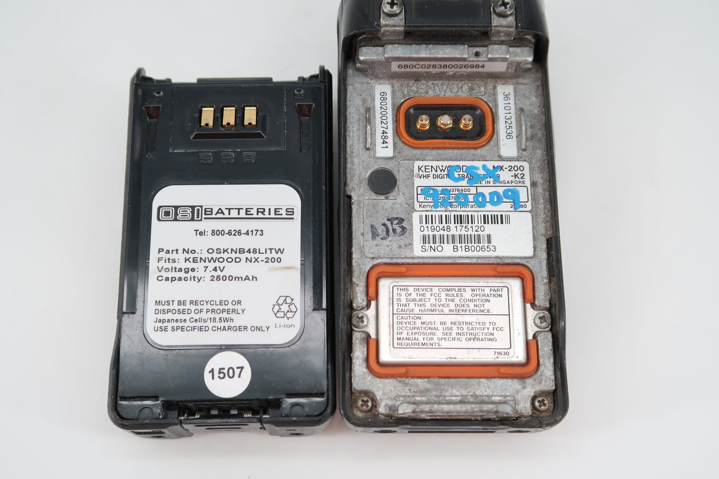 U19760 Used Kenwood NX-200-K2 VHF NXDN Handheld Transceiver