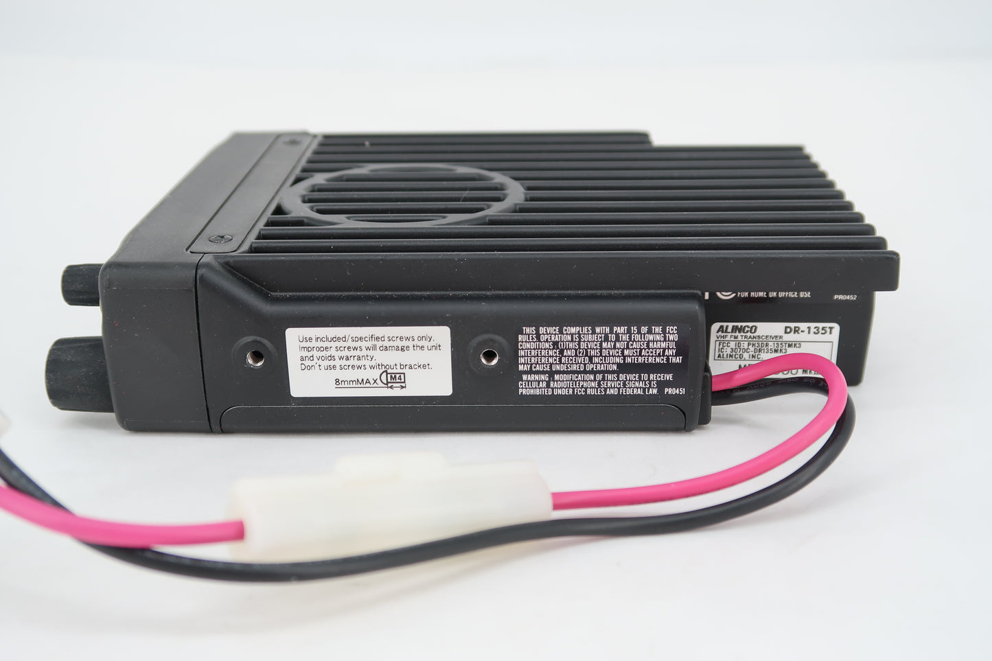 U19758 Used Alinco DR-135T MKIII VHF FM Mobile Transceiver