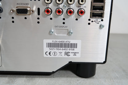 U19773 Used FlexRadio FLEX-6400 SDR HF/50 MHz Transceiver w/ ATU