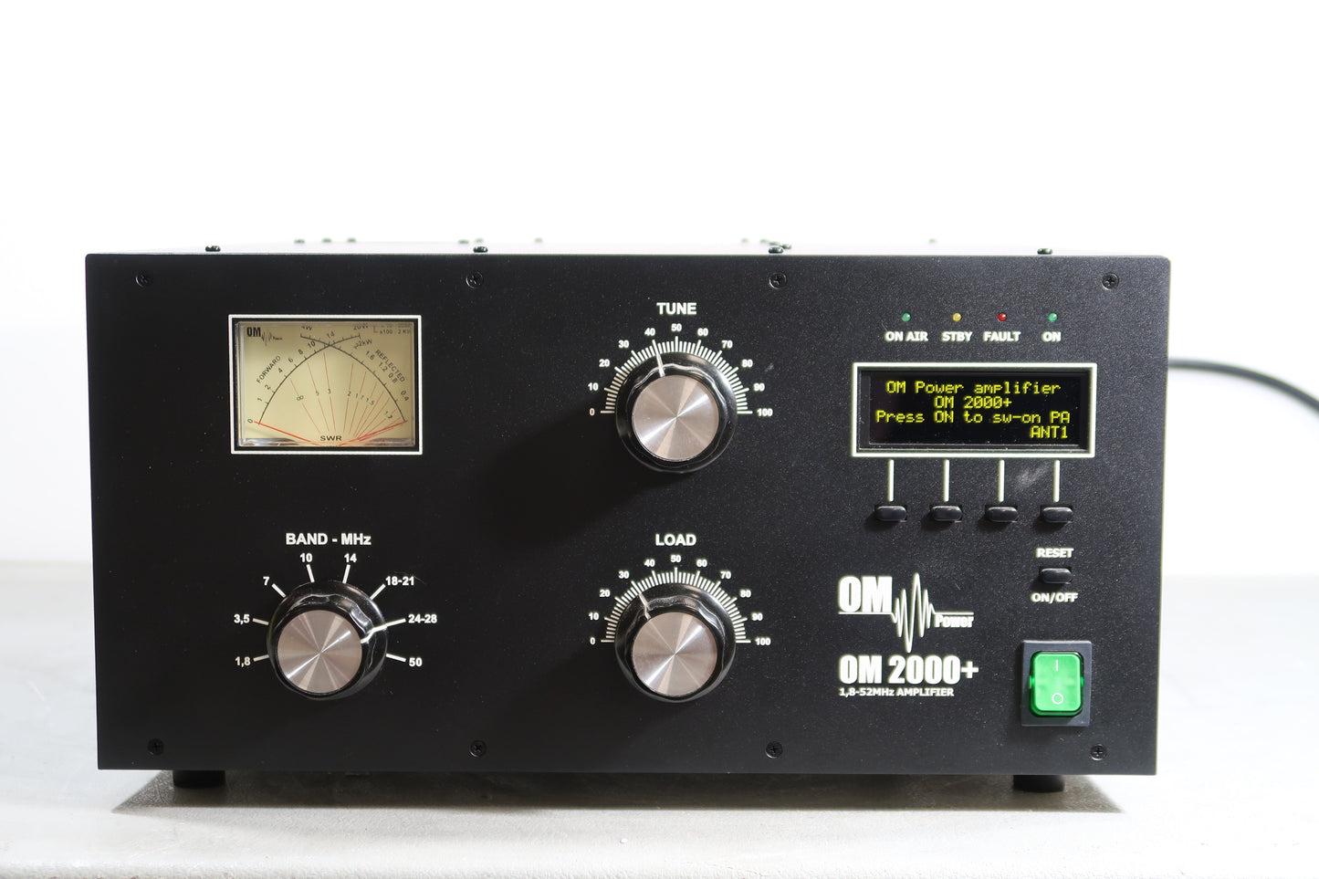 U19778 Used OM Power OM-2000+ 1.8-52MHz Linear Amplifier