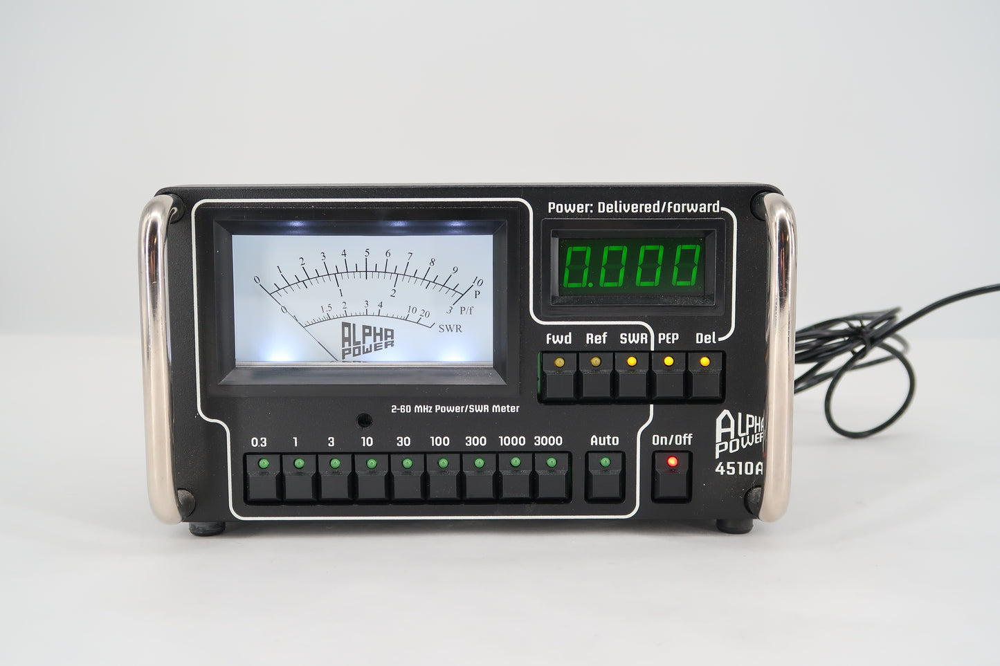 U19784 Used Alpha Radio Model 4510-A 2-60MHz Power/SWR Meter