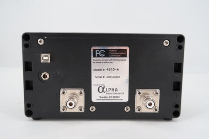 U19784 Used Alpha Radio Model 4510-A 2-60MHz Power/SWR Meter