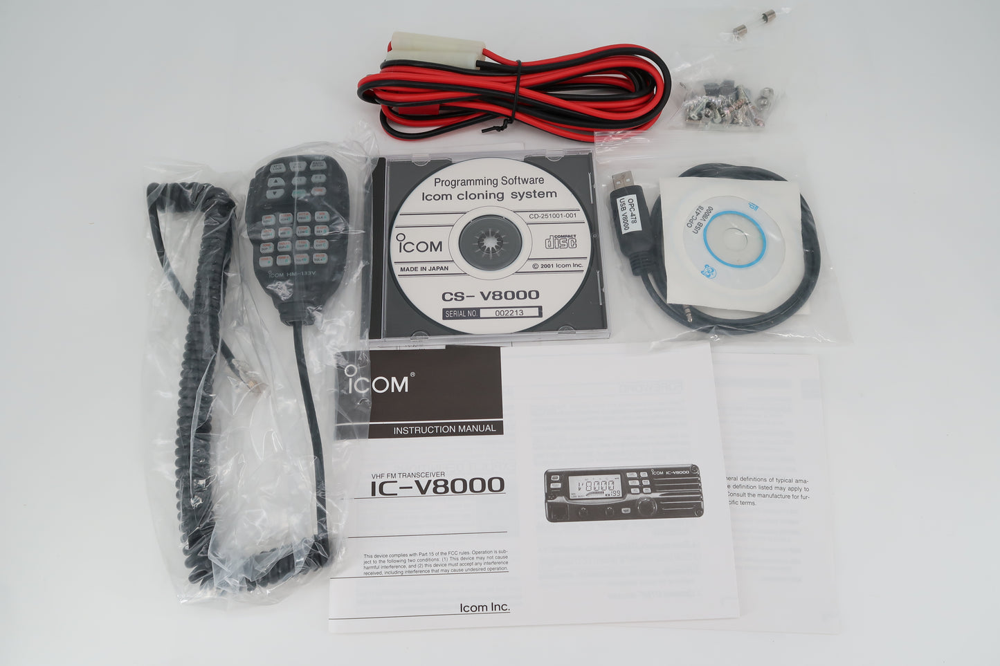 U19782 Used Icom IC-V8000 VHF FM Mobile Transceiver