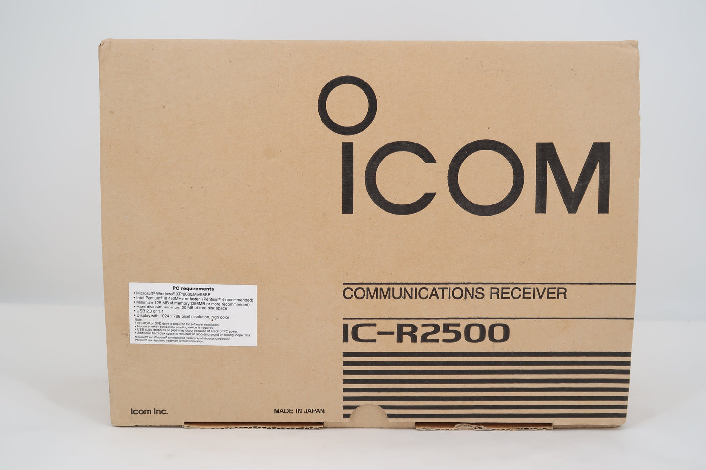 U19783 Used Icom IC-R2500 Communications Receiver with Control Head UT-122 Nice