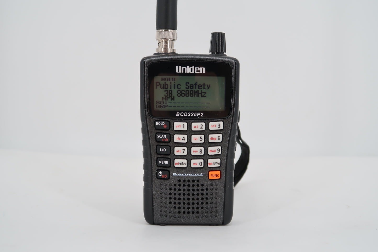 U19788 Used Uniden BCD325P2 Compact Digital Handheld Scanner