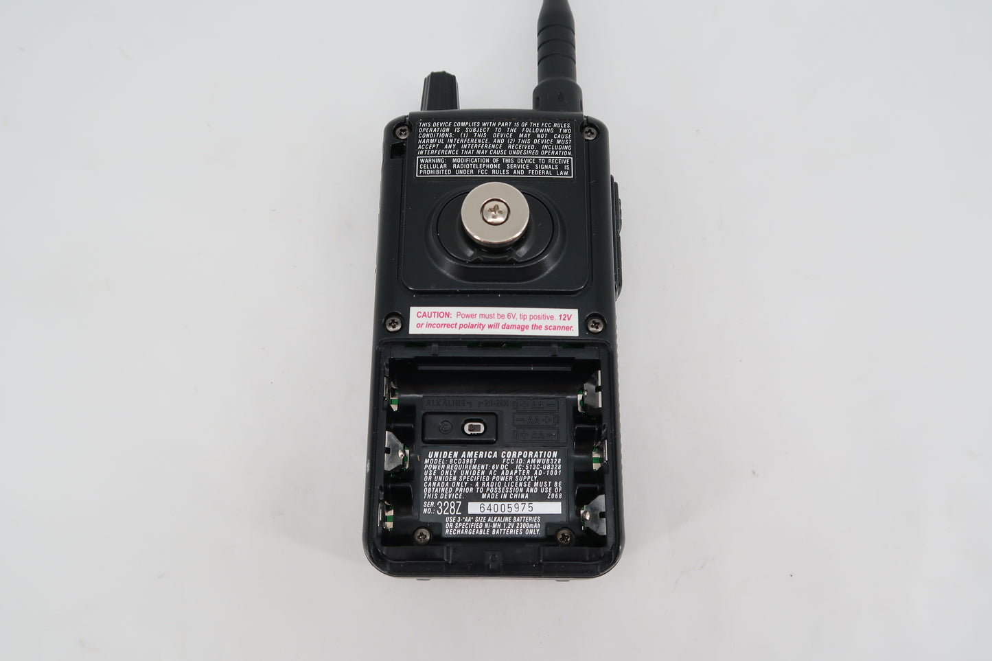 U19789 Used Uniden BCD396T Compact Digital Handheld Scanner