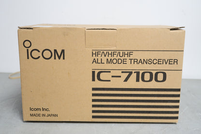 U19791 Used ICOM IC-7100 HF/VHF/UHF All-Mode Transceiver w/ LDG IT-100 Tuner